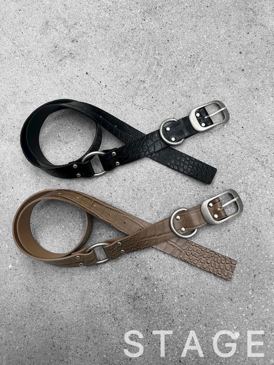 STAGE韓國代購㊣女士新品25秋冬時尚推薦人氣熱賣職業休閑腰帶STAGE腰帶