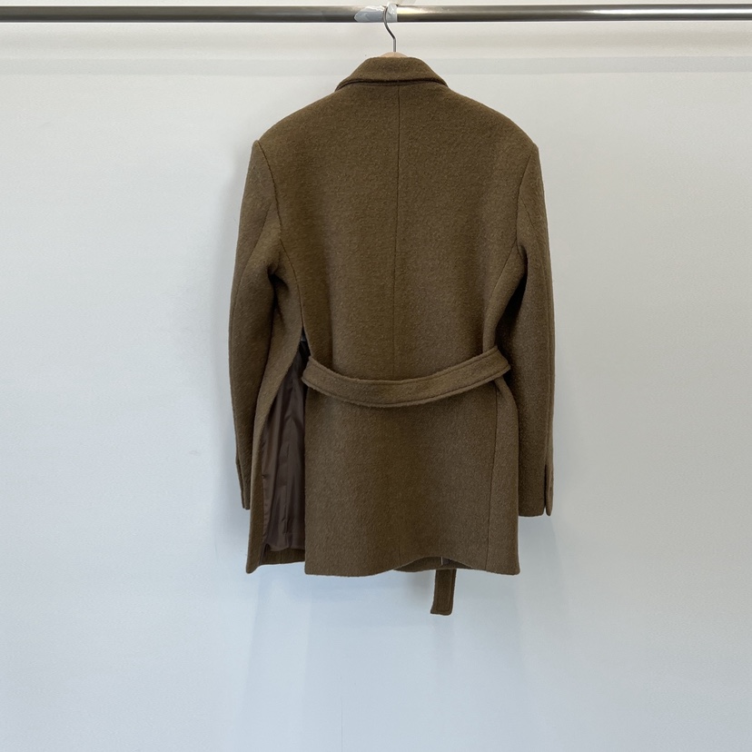 ANOTHER AVENUE韓國直郵㊣女士新品休閑推薦夾克含腰帶羊毛ANOTHER AVENUE夾克