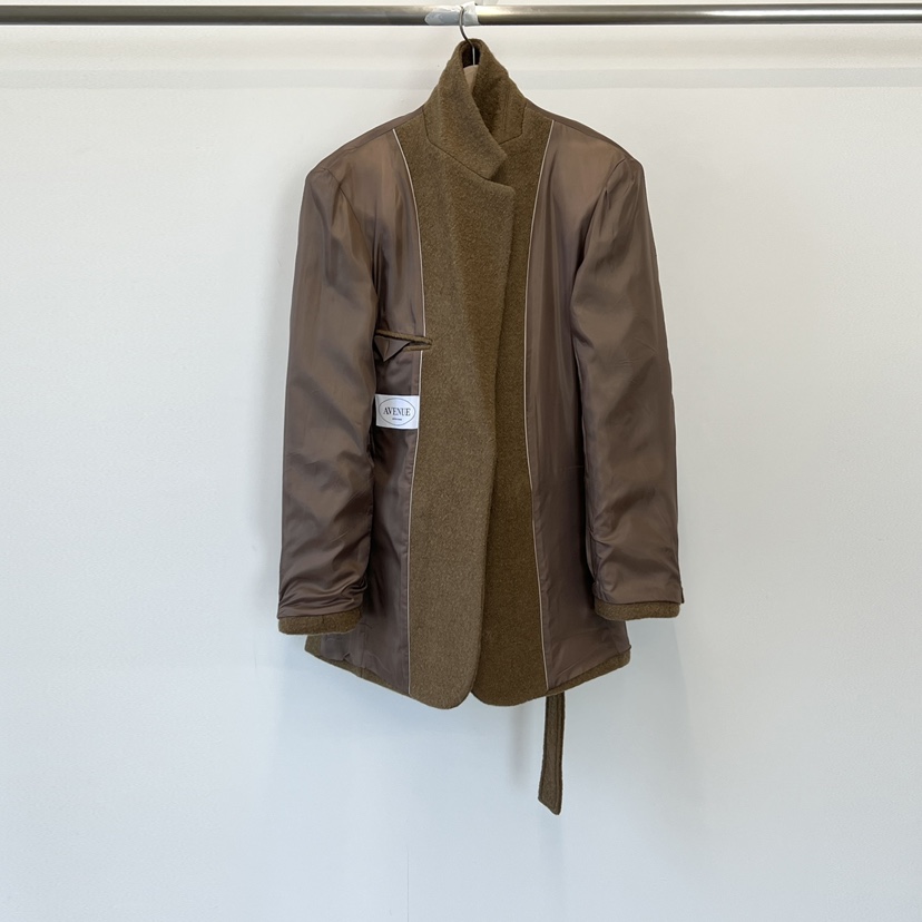 ANOTHER AVENUE韓國直郵㊣女士新品休閑推薦夾克含腰帶羊毛ANOTHER AVENUE夾克