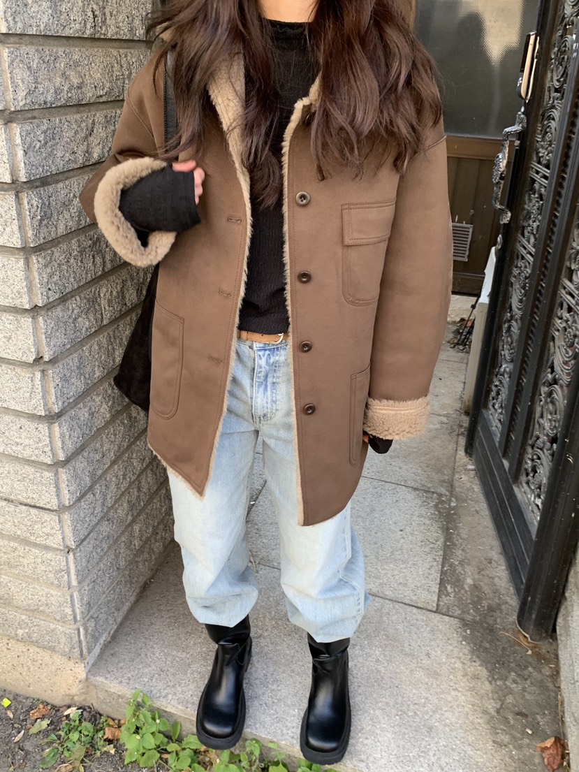 BAKING POWDER韓國代購㊣女士新款時尚人氣職業25秋冬夾克BAKING POWDER夾克