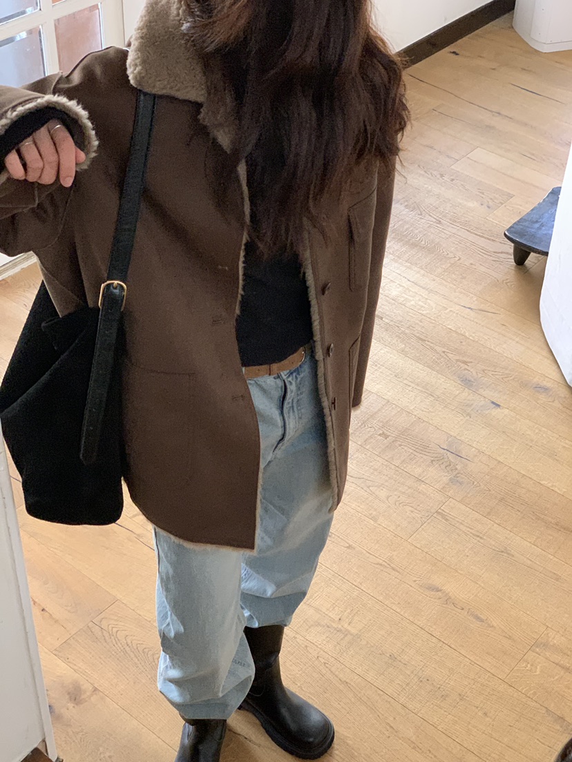 BAKING POWDER韓國代購㊣女士新款時尚人氣職業25秋冬夾克BAKING POWDER夾克