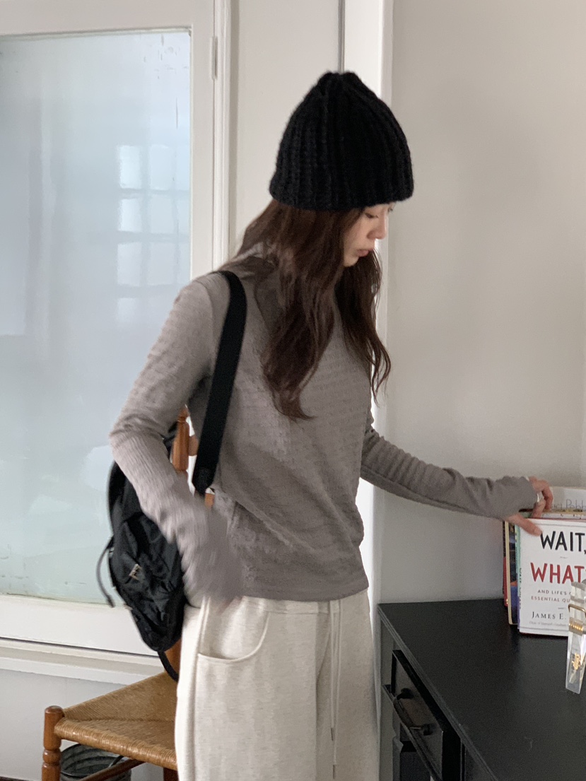 BAKING POWDER東大門㊣實拍女士新品推薦休閑時尚熱賣長袖T恤BAKING POWDER長袖T恤