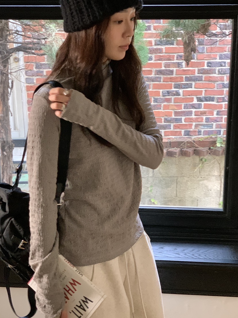 BAKING POWDER東大門㊣實拍女士新品推薦休閑時尚熱賣長袖T恤BAKING POWDER長袖T恤