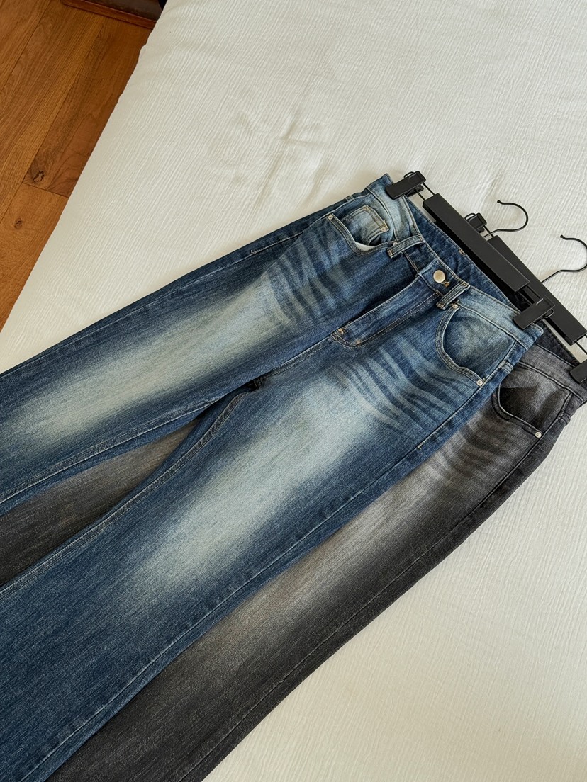 LAVIEU東大門㊣直郵女士新款人氣熱賣職業牛仔褲水洗牛仔布LAVIEU牛仔褲