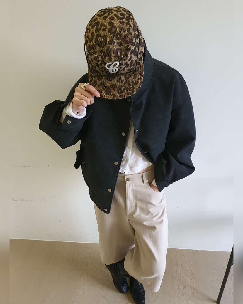 GENTLE B/LOVENTINA東大門㊣實拍女裝新品推薦夾克絨面革GENTLE B/LOVENTINA夾克