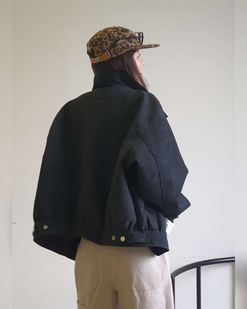 GENTLE B/LOVENTINA東大門㊣實拍女裝新品推薦夾克絨面革GENTLE B/LOVENTINA夾克