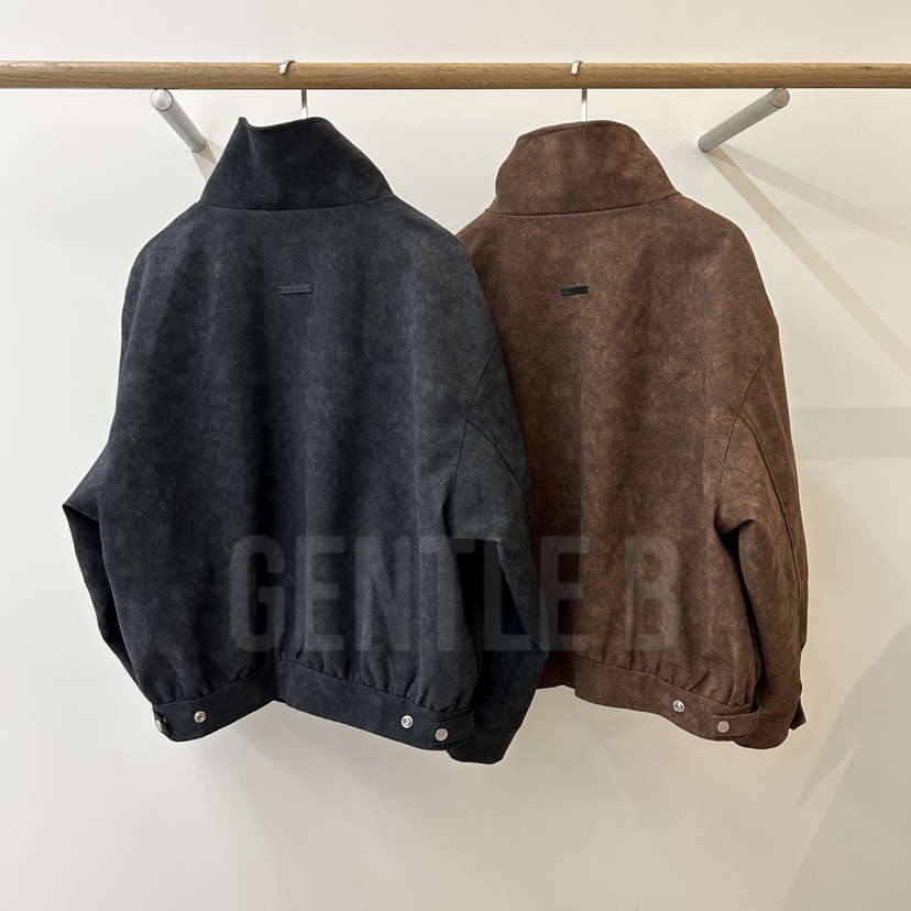 GENTLE B/LOVENTINA東大門㊣實拍女裝新品推薦夾克絨面革GENTLE B/LOVENTINA夾克