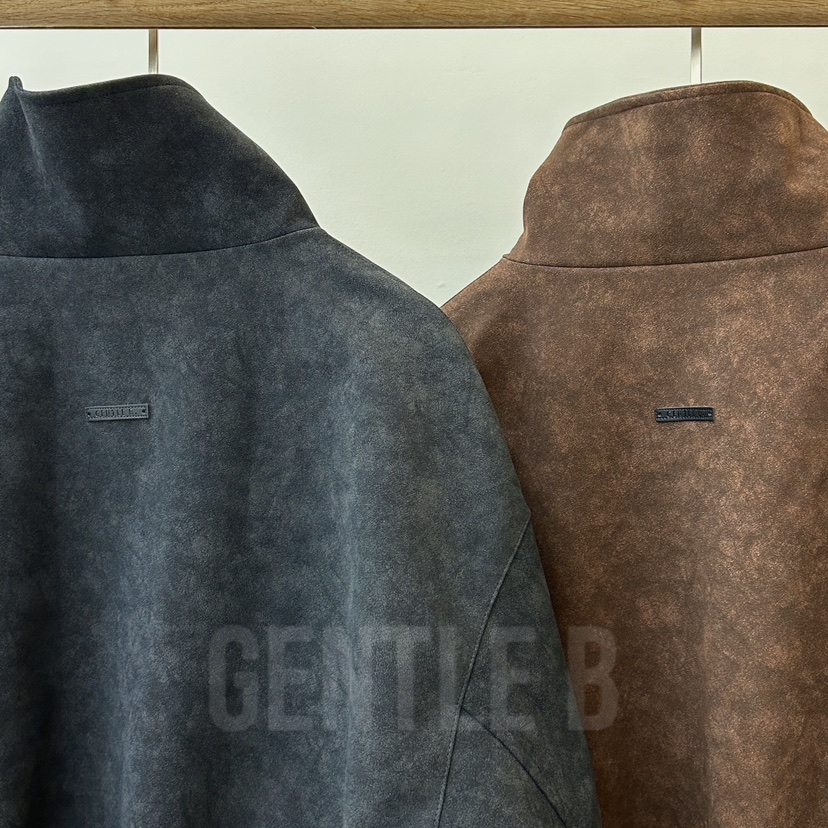 GENTLE B/LOVENTINA東大門㊣實拍女裝新品推薦夾克絨面革GENTLE B/LOVENTINA夾克