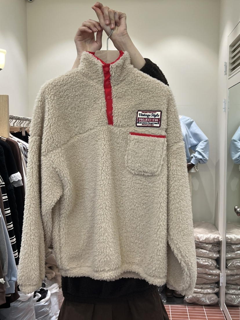 BE&amp;BE東大門㊣實拍女裝新品25秋冬時尚熱賣人氣休閑衛衣BE&be衛衣圖色2