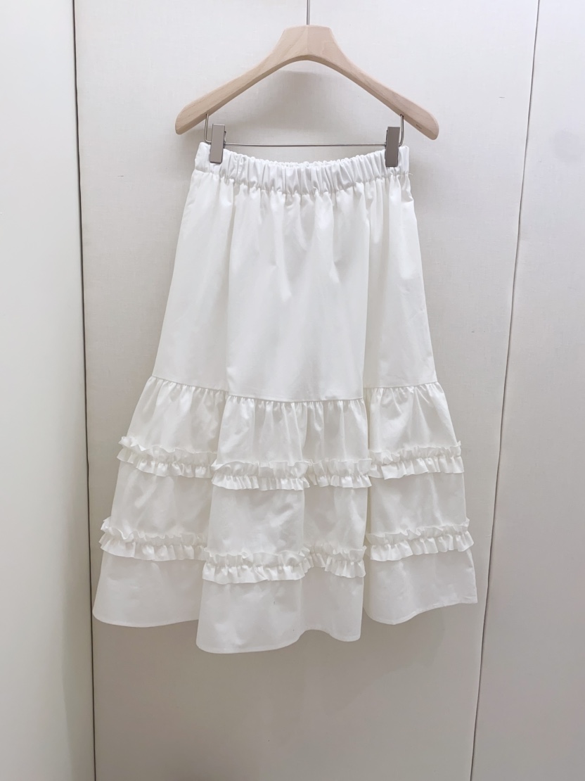 LOVE ROSIE東大門㊣實拍女士新款25秋冬半身裙中短裙荷葉邊絨LOVE ROSIE半身裙/中短裙