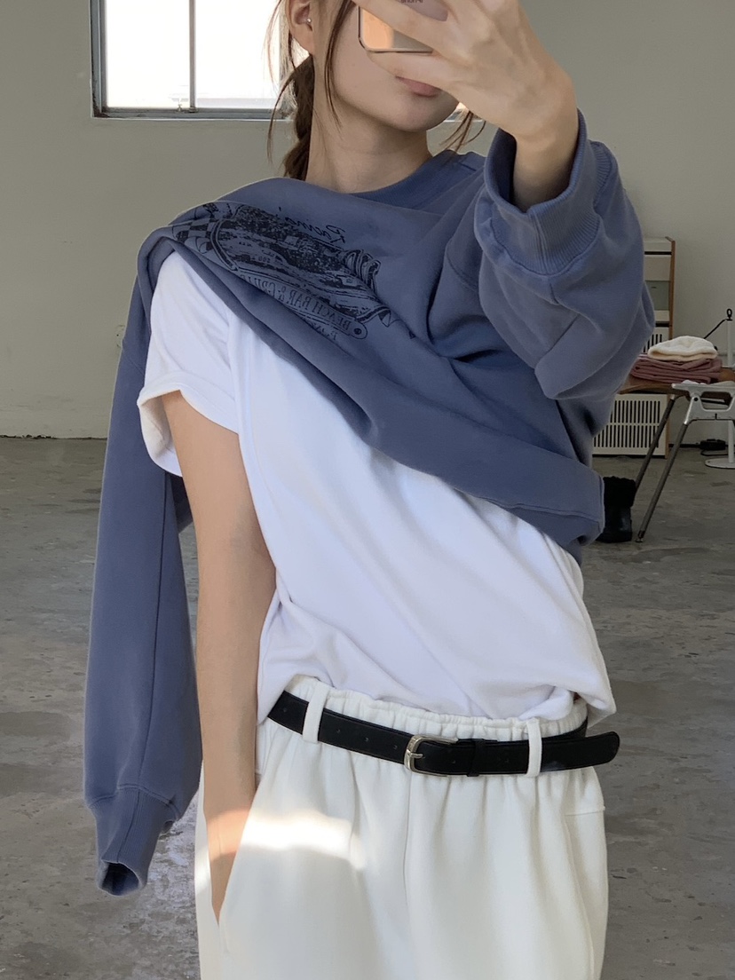 UNBOUND東大門㊣實拍女裝新品人氣職業時尚推薦熱賣衛衣加絨UNBOUND衛衣