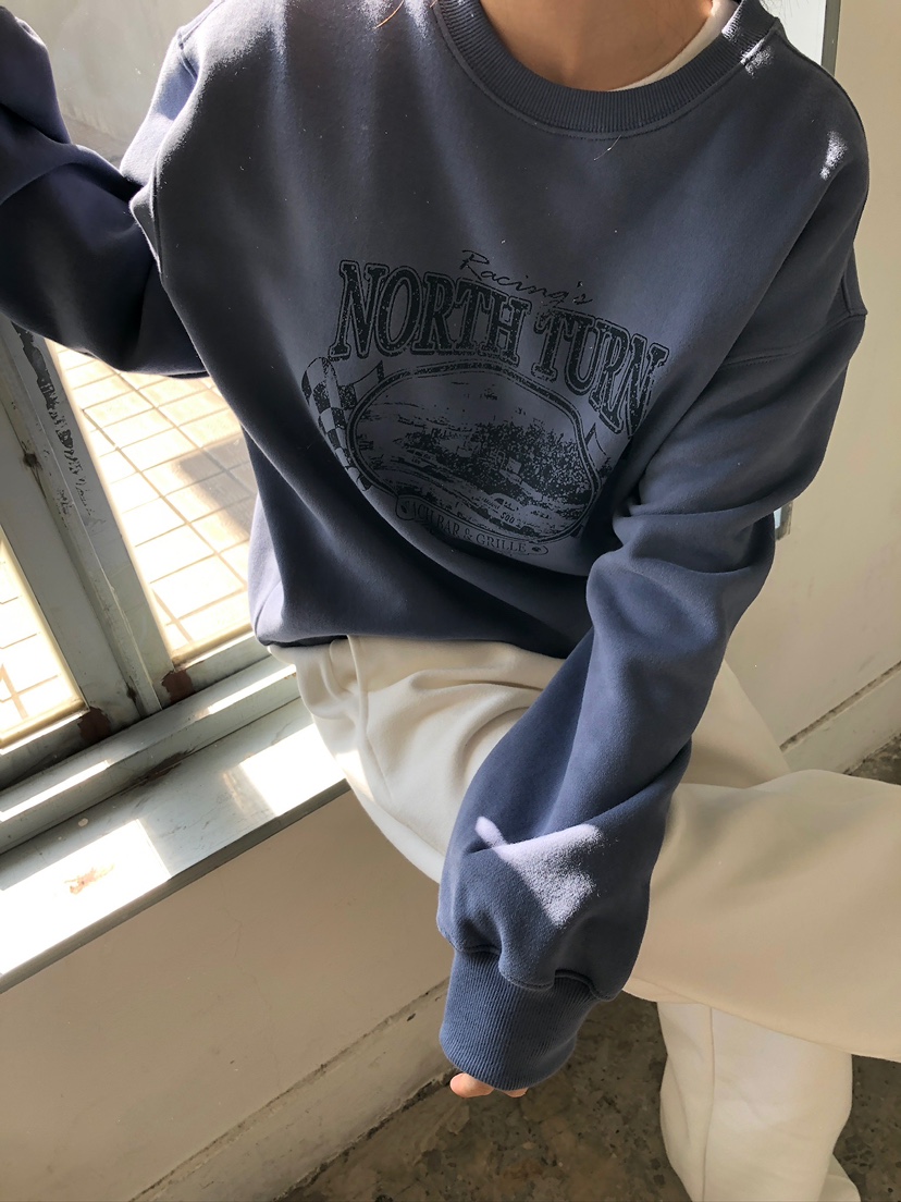 UNBOUND東大門㊣實拍女裝新品人氣職業時尚推薦熱賣衛衣加絨UNBOUND衛衣