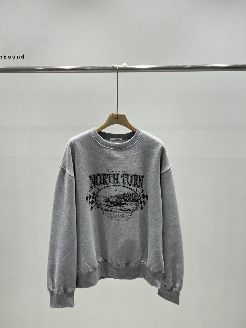 UNBOUND東大門㊣實拍女裝新品人氣職業時尚推薦熱賣衛衣加絨UNBOUND衛衣