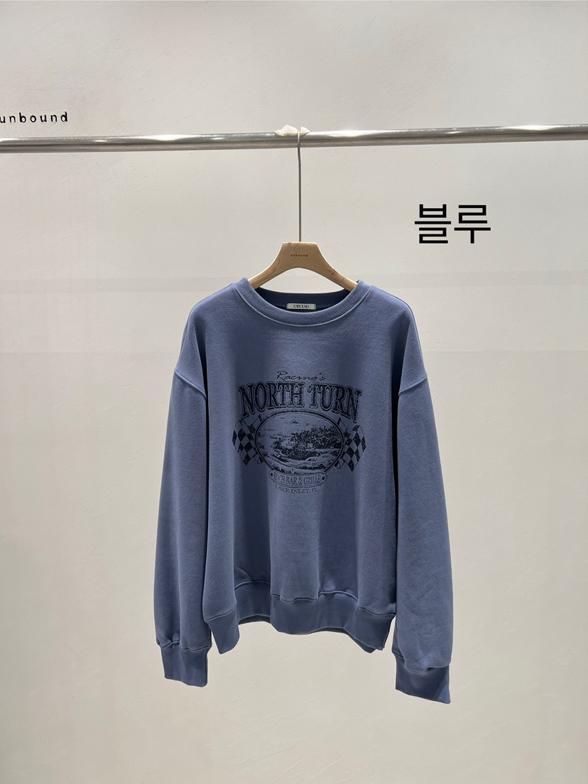 UNBOUND東大門㊣實拍女裝新品人氣職業時尚推薦熱賣衛衣加絨UNBOUND衛衣