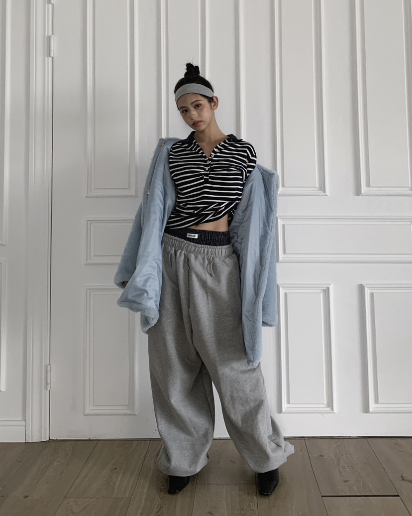 LIVE AID-P東大門㊣實拍女裝新品休閑熱賣中長款大衣皮草LIVE AID-P中長款大衣