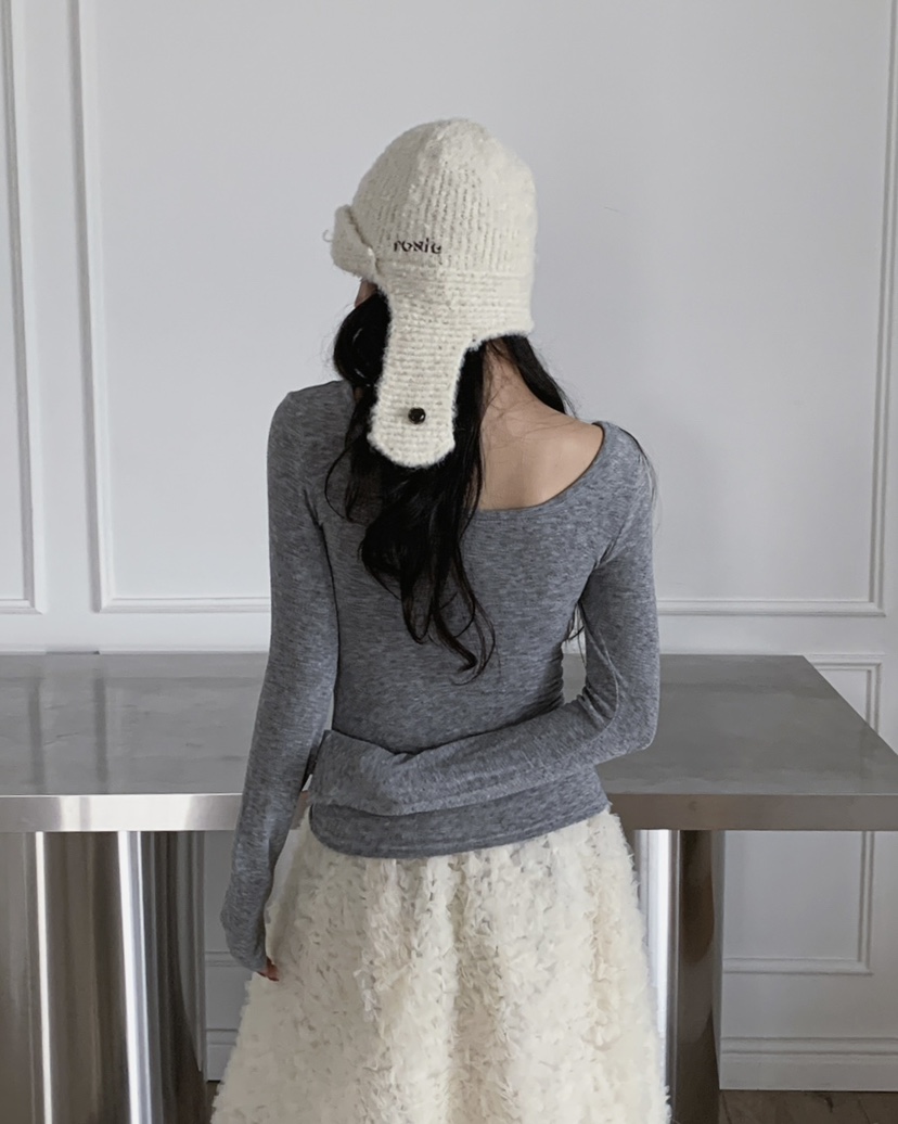 LIVE AID-P韓國直郵㊣女士新款人氣時尚職業25秋冬長袖T恤LIVE AID-P長袖T恤