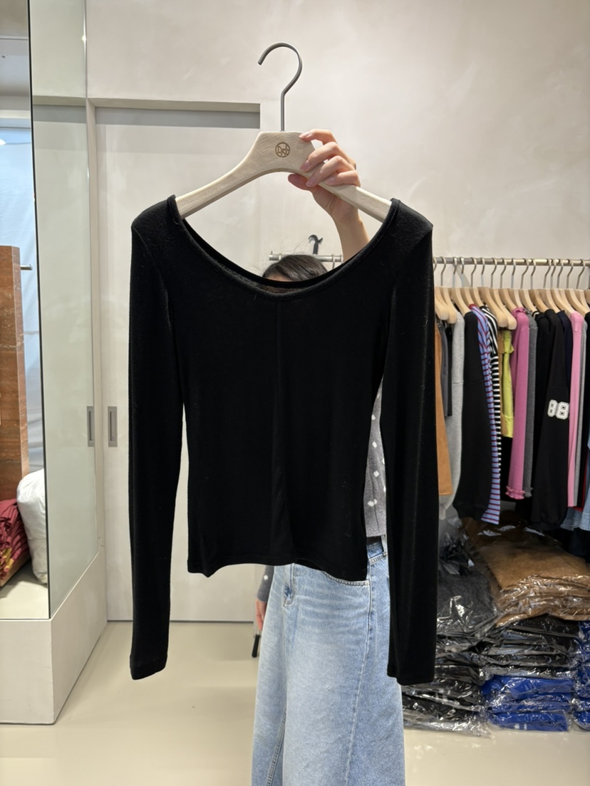 LIVE AID-P韓國直郵㊣女士新款人氣時尚職業25秋冬長袖T恤LIVE AID-P長袖T恤圖色3