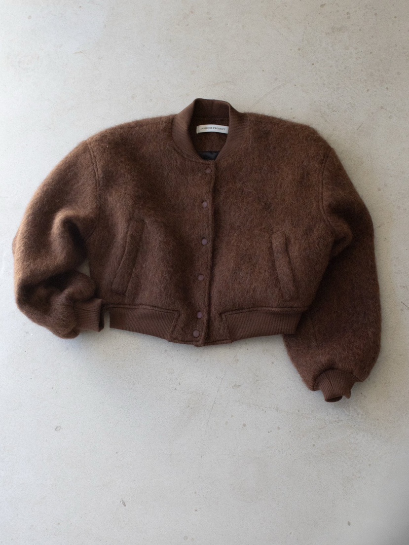 INSSENSE-A東大門㊣實拍女裝新品休閑時尚人氣推薦夾克羊駝毛INSSENSE-A夾克