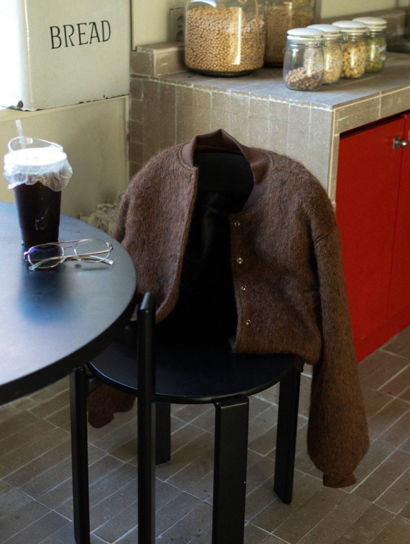 INSSENSE-A東大門㊣實拍女裝新品休閑時尚人氣推薦夾克羊駝毛INSSENSE-A夾克