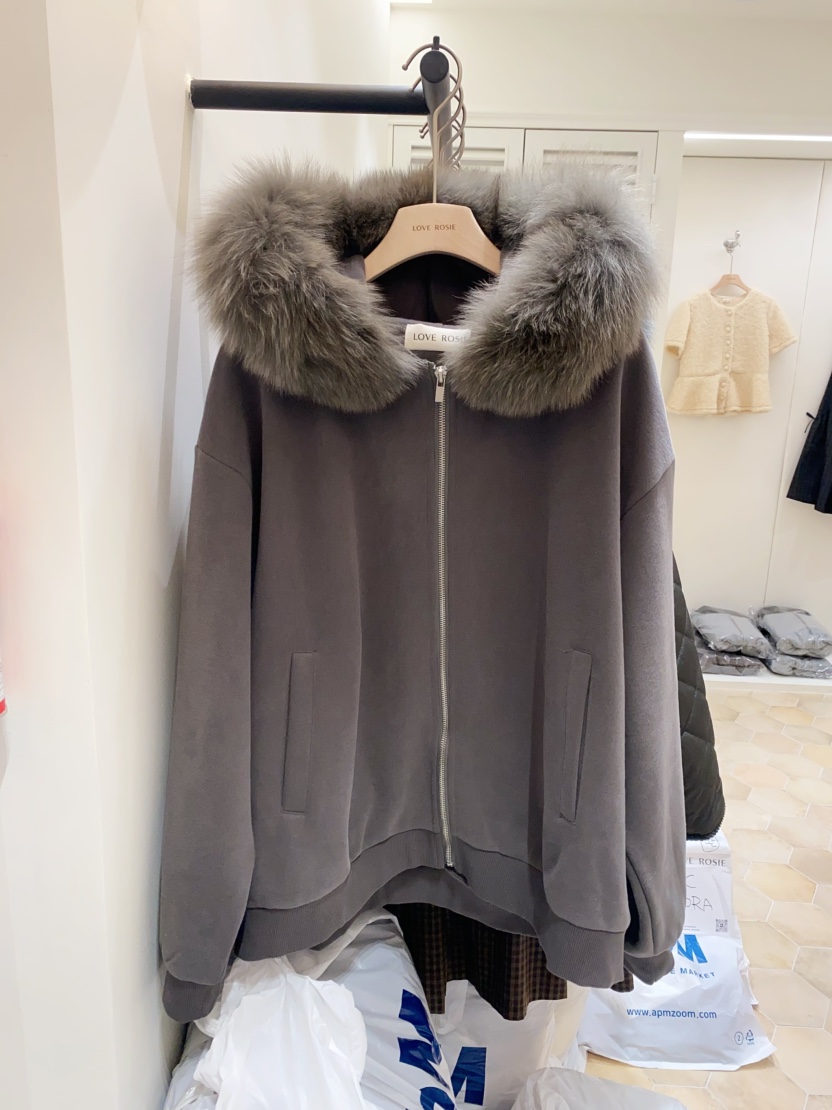 LOVE ROSIE東大門㊣代購女裝新品休閑25秋冬時尚夾克可拆卸LOVE ROSIE夾克