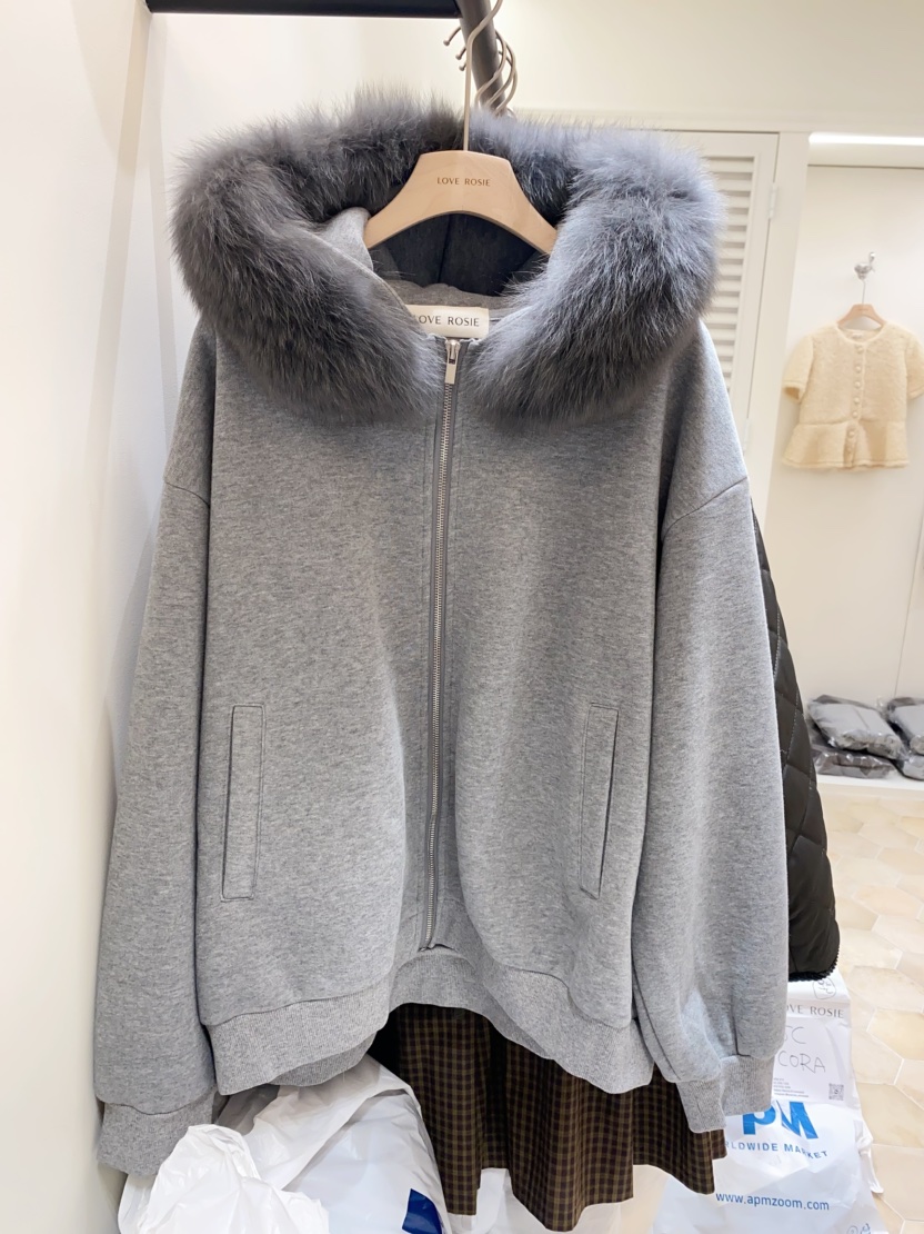 LOVE ROSIE東大門㊣代購女裝新品休閑25秋冬時尚夾克可拆卸LOVE ROSIE夾克