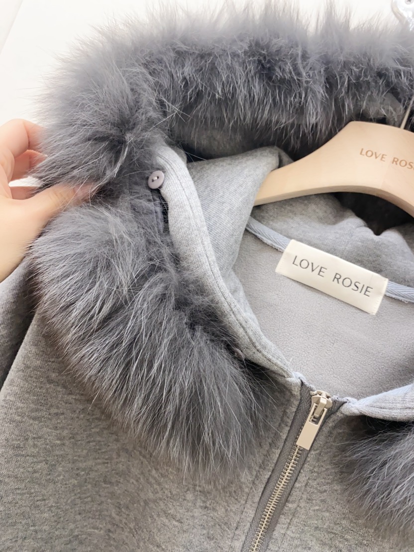 LOVE ROSIE東大門㊣代購女裝新品休閑25秋冬時尚夾克可拆卸LOVE ROSIE夾克