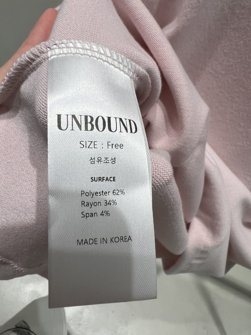 UNBOUND東大門㊣實拍女士新款休閑時尚人氣推薦25秋冬職業T恤UNBOUNDT恤