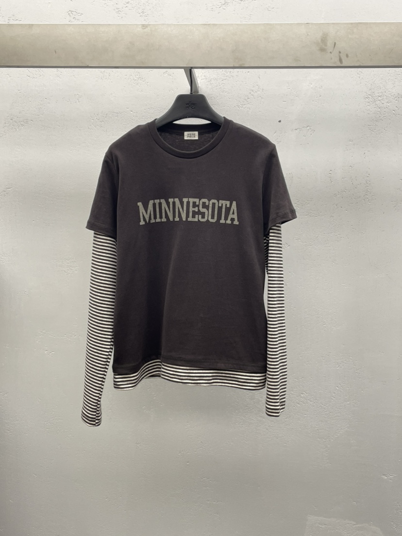 KARE/WEREPIECE東大門㊣代購女士新品熱賣休閑人氣長袖T恤KARE/WEREPIECE長袖T恤圖色1