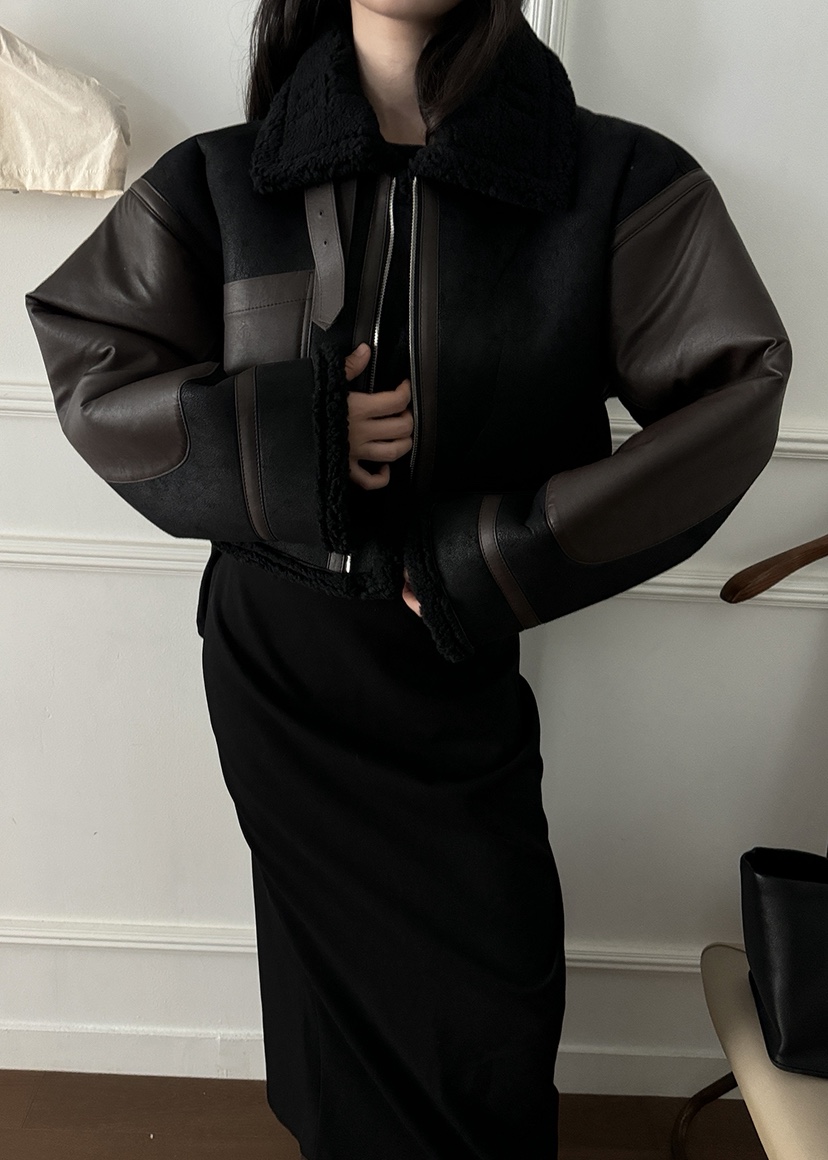 BLACK RIBBON-A東大門㊣實拍女裝新品時尚職業推薦外套打折BLACK RIBBON-A外套