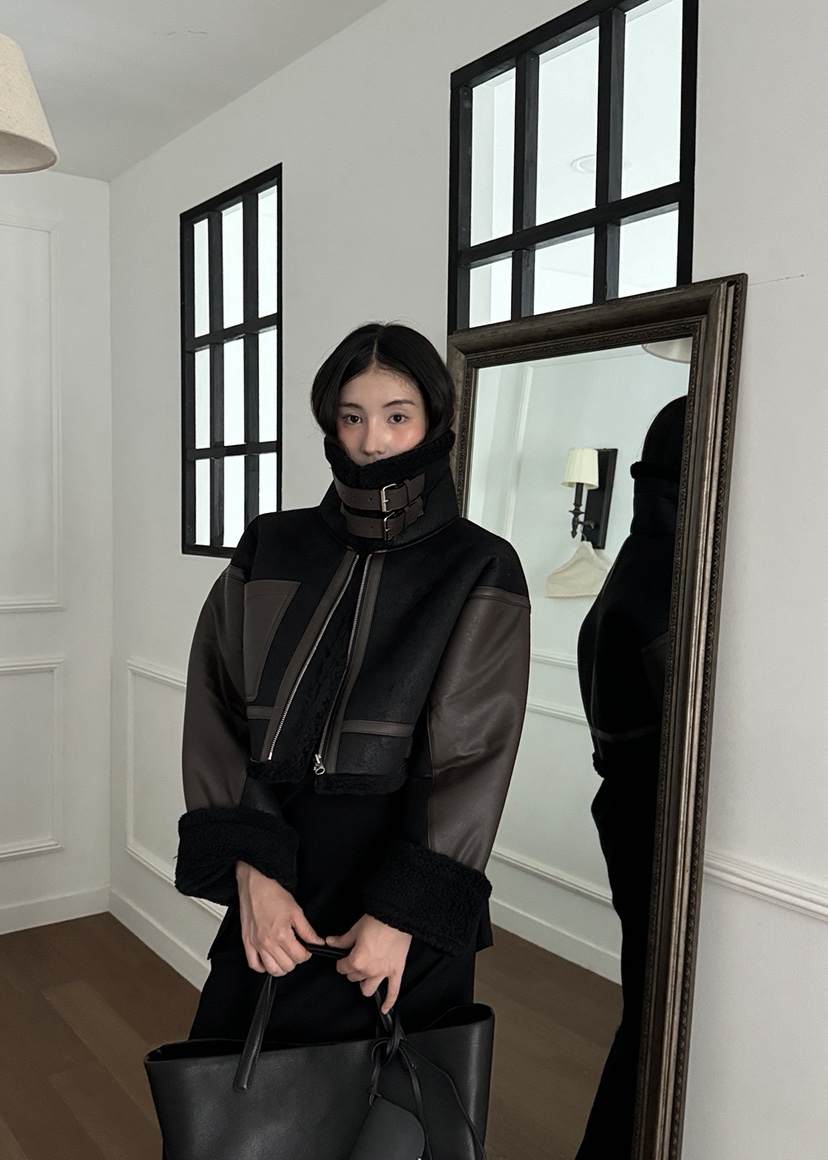 BLACK RIBBON-A東大門㊣實拍女裝新品時尚職業推薦外套打折BLACK RIBBON-A外套