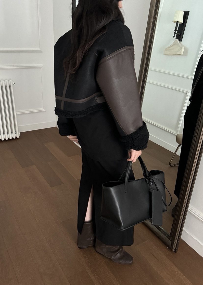 BLACK RIBBON-A東大門㊣實拍女裝新品時尚職業推薦外套打折BLACK RIBBON-A外套