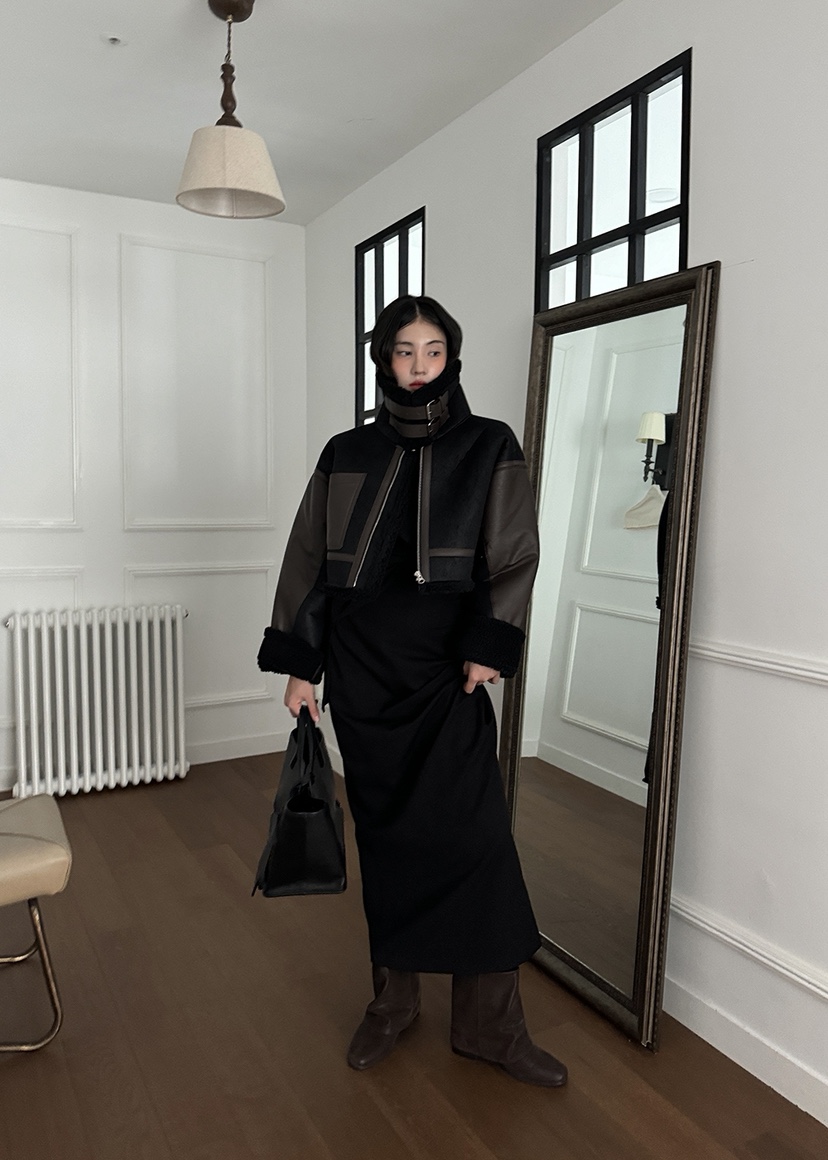 BLACK RIBBON-A東大門㊣實拍女裝新品時尚職業推薦外套打折BLACK RIBBON-A外套