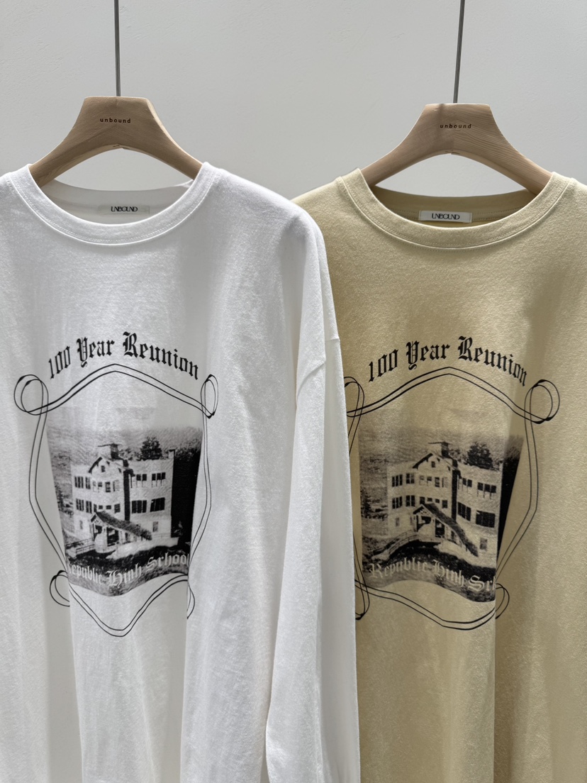 UNBOUND韓國直郵㊣女裝新品25秋冬熱賣推薦職業休閑長袖T恤UNBOUND長袖T恤