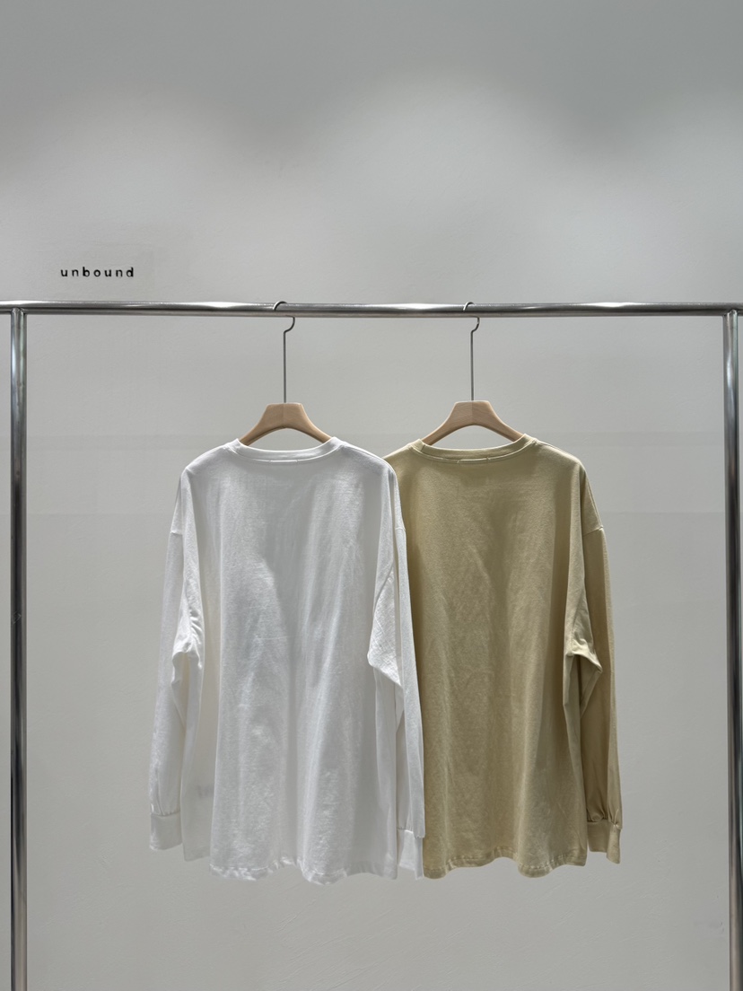 UNBOUND韓國直郵㊣女裝新品25秋冬熱賣推薦職業休閑長袖T恤UNBOUND長袖T恤