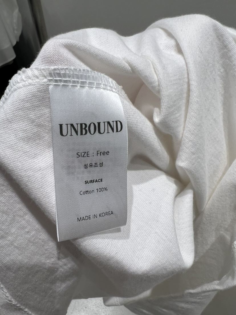 UNBOUND韓國直郵㊣女裝新品25秋冬熱賣推薦職業休閑長袖T恤UNBOUND長袖T恤