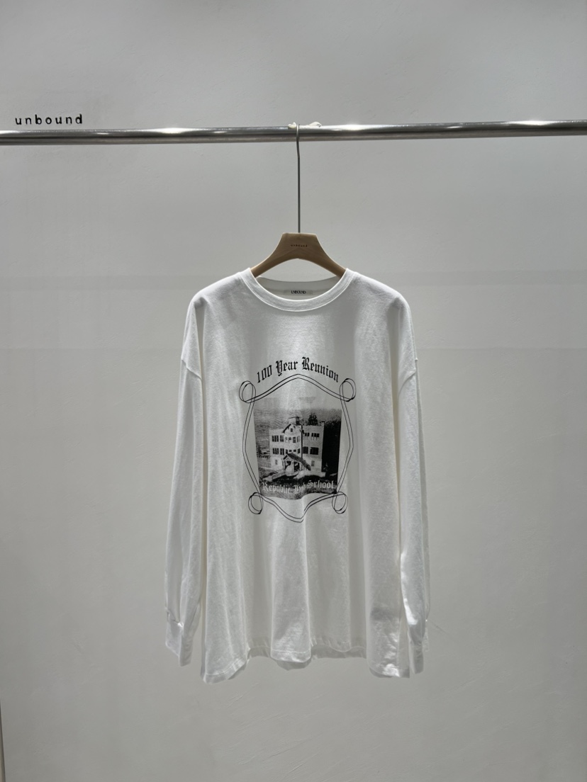 UNBOUND韓國直郵㊣女裝新品25秋冬熱賣推薦職業休閑長袖T恤UNBOUND長袖T恤圖色1