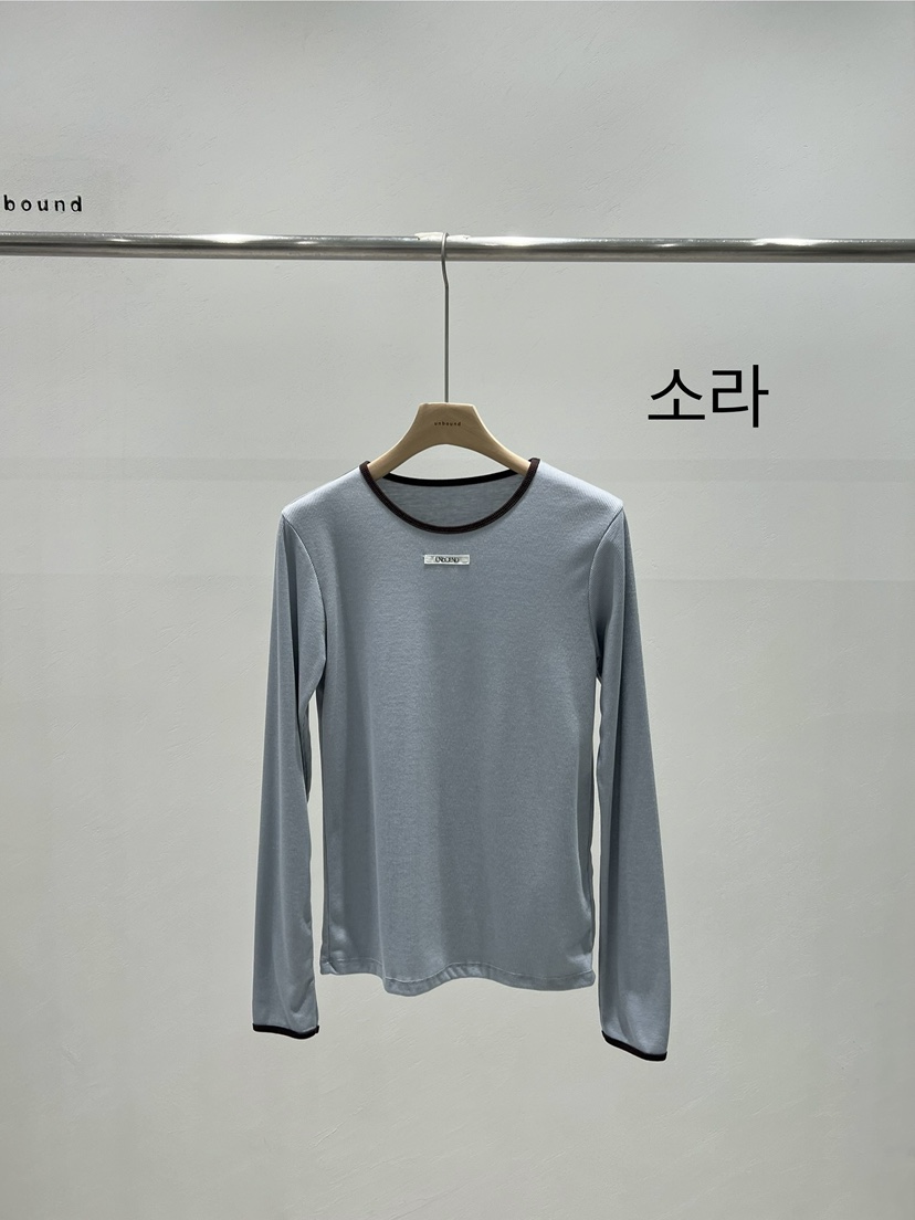 UNBOUND東大門㊣代購女裝新款熱賣人氣時尚推薦休閑長袖T恤UNBOUND長袖T恤圖色3