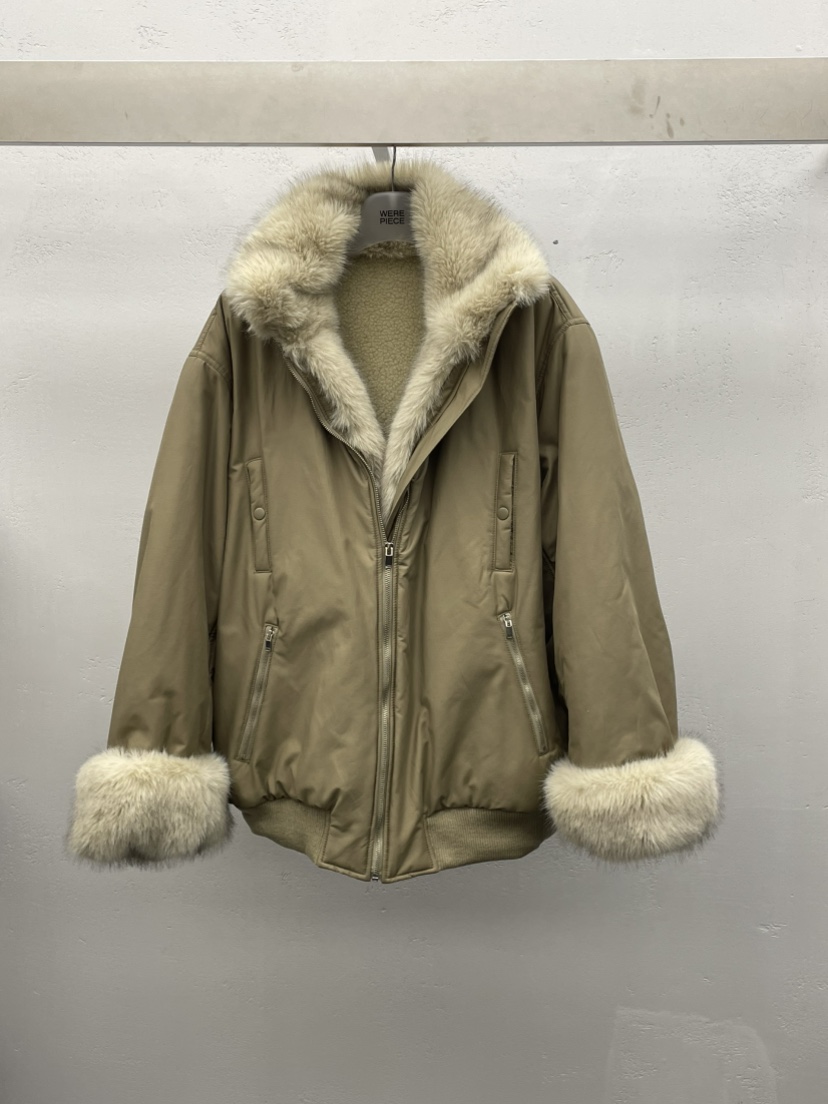 KARE/WEREPIECE韓國直郵㊣女裝新品推薦職業人氣短款大衣狐貍KARE/WEREPIECE短款大衣圖色1