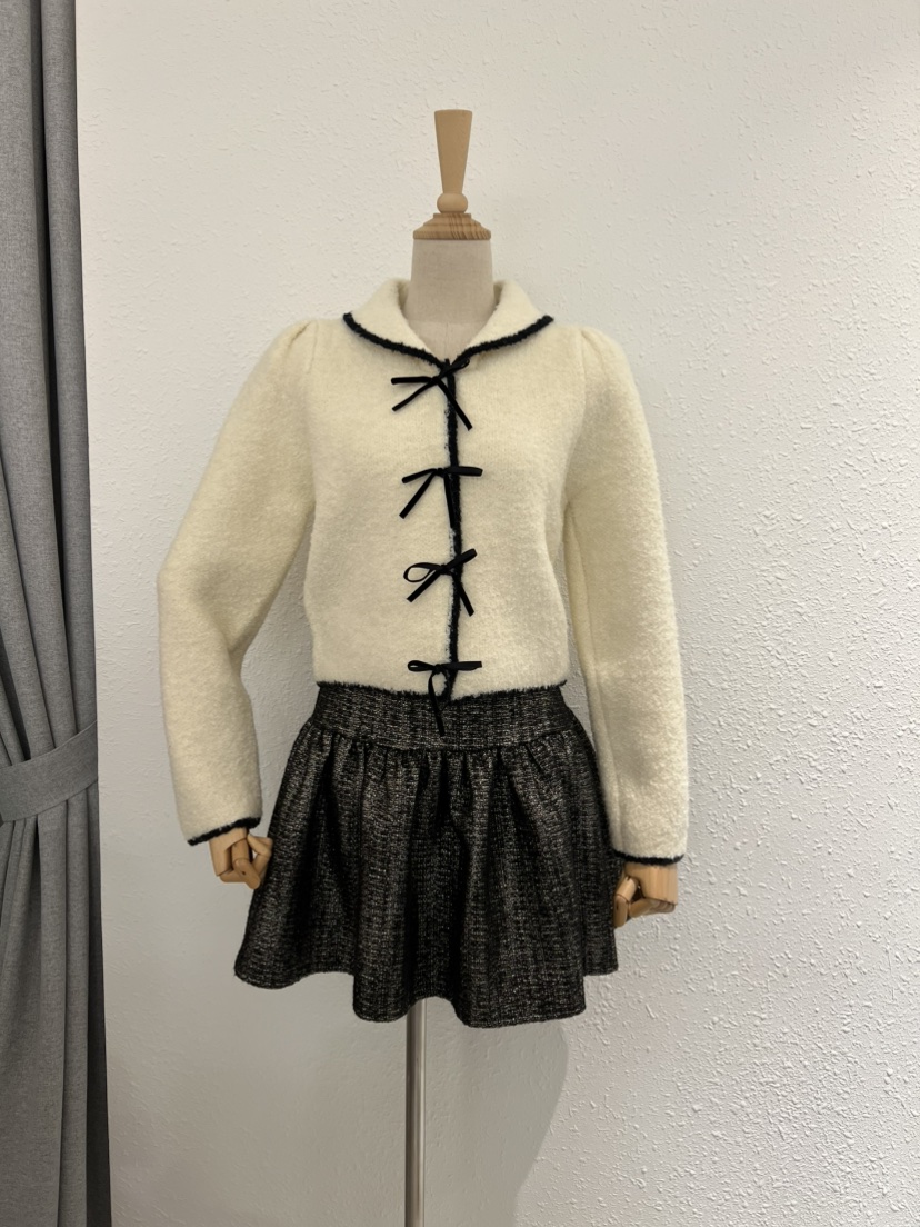 DENISE韓國直郵㊣女裝新品熱賣25秋冬休閑時尚推薦毛衣開衫DENISE毛衣