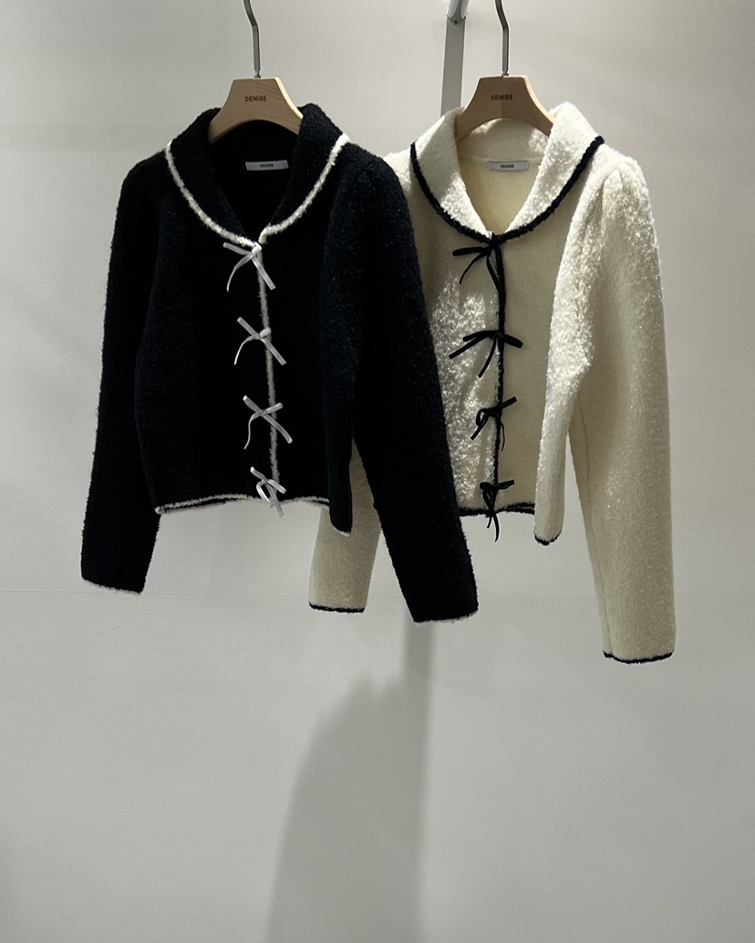 DENISE韓國直郵㊣女裝新品熱賣25秋冬休閑時尚推薦毛衣開衫DENISE毛衣