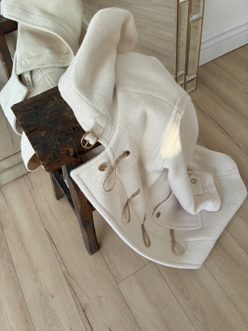 ERUME韓國代購㊣女裝新款推薦人氣時尚休閑25秋冬中長款大衣羊駝ERUME中長款大衣