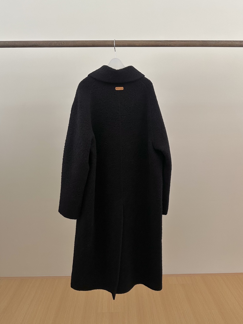 ERUME東大門㊣直郵女裝新品25秋冬熱賣推薦時尚中長款大衣羊駝ERUME中長款大衣