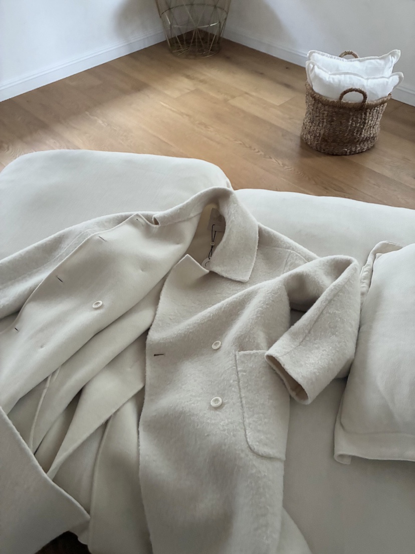 ERUME東大門㊣直郵女裝新品25秋冬熱賣推薦時尚中長款大衣羊駝ERUME中長款大衣