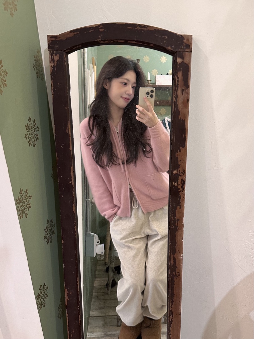 ERUME東大門㊣實拍女士新款職業休閑熱賣時尚針織衫連帽拉鏈衫ERUME針織衫