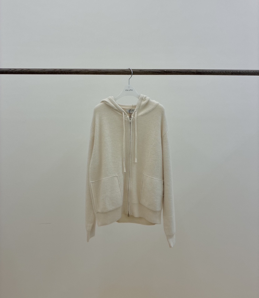 ERUME東大門㊣實拍女士新款職業休閑熱賣時尚針織衫連帽拉鏈衫ERUME針織衫圖色1