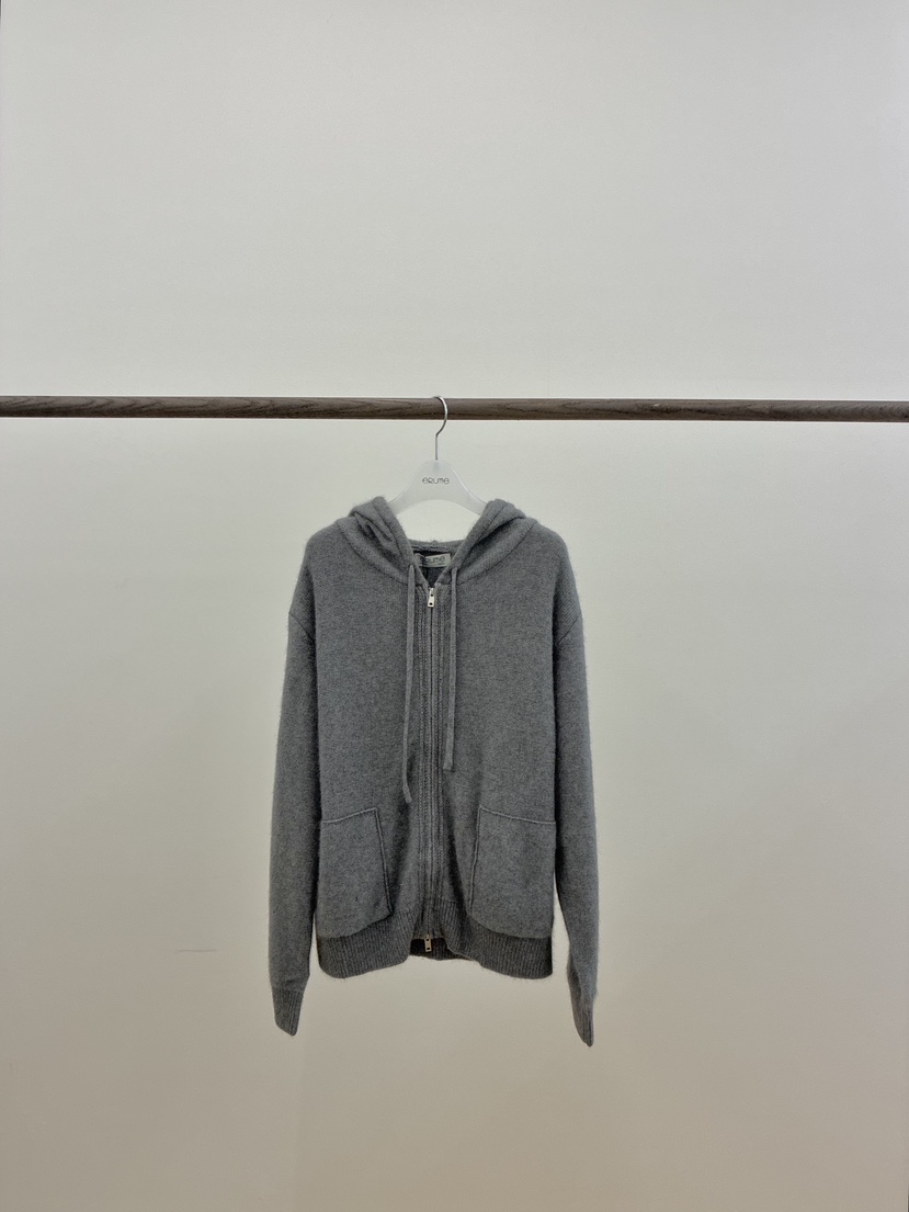 ERUME東大門㊣實拍女士新款職業休閑熱賣時尚針織衫連帽拉鏈衫ERUME針織衫圖色3