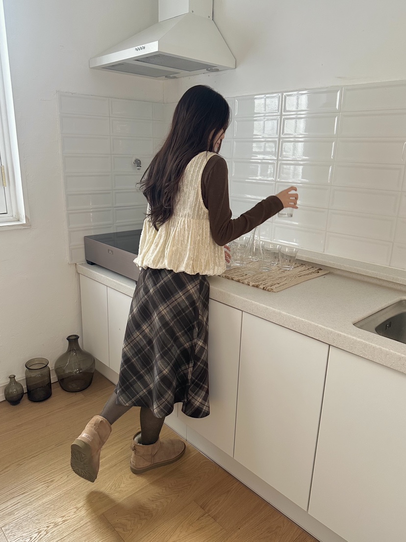 ERUME韓國直郵㊣女裝新品時尚25秋冬職業熱賣推薦半身裙中短裙ERUME半身裙/中短裙