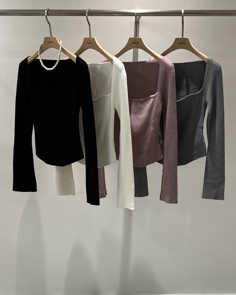 DENISE韓國直郵㊣女裝新款人氣推薦25秋冬時尚針織衫不含項鏈DENISE針織衫