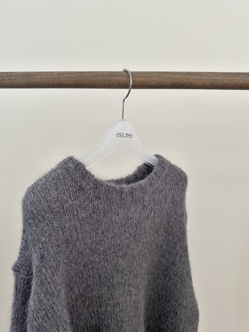 ERUME韓國直郵㊣女士新品職業時尚25秋冬熱賣休閑針織衫羊駝ERUME針織衫