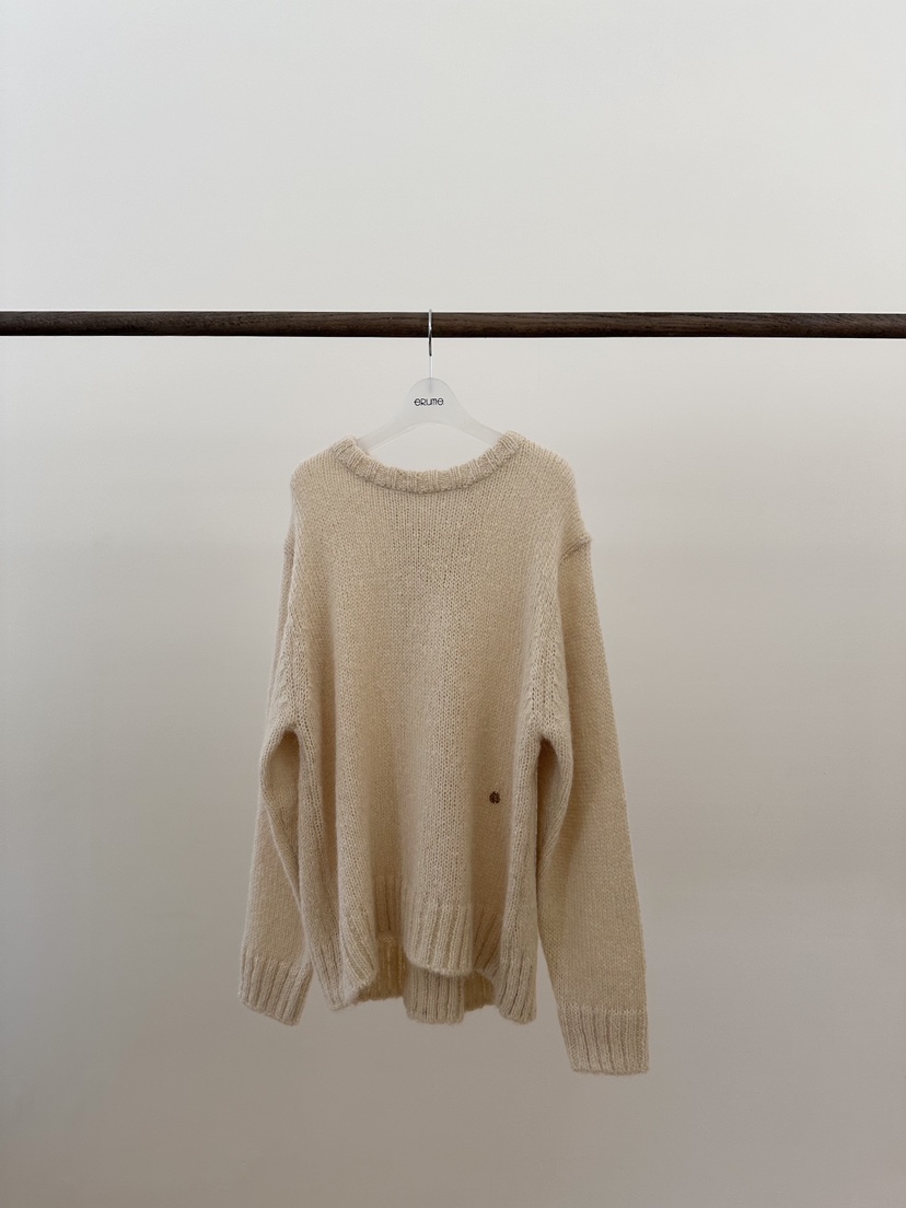 ERUME韓國直郵㊣女士新品職業時尚25秋冬熱賣休閑針織衫羊駝ERUME針織衫圖色1